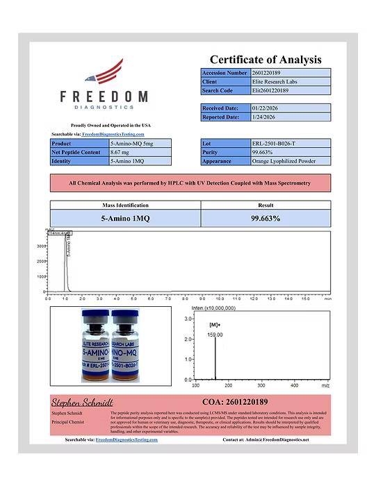 5-Amino-1MQ Research Compound